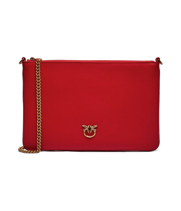 Клатч женский Pinko кожаный на цепочке, красный
Клатч женский Pinko кожаный на цепочке, красный