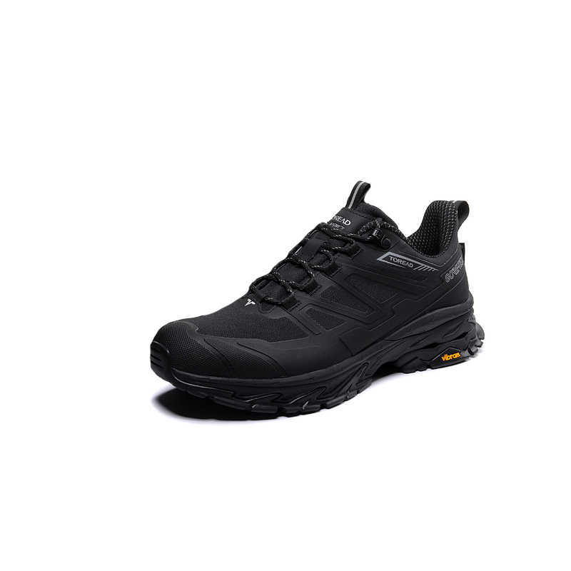 TOREAD Женские противоскользящие износостойкие треккинговые туфли низкие черно-серые, цвет Black/Gray 
TOREAD Женские противоскользящие износостойкие треккинговые туфли низкие черно-серые, цвет Black/Gray