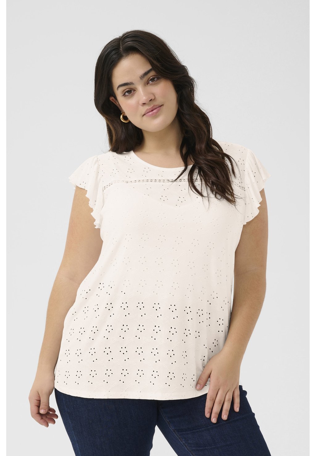 Блуза TARA Kaffe Curve, белый
Блуза TARA Kaffe Curve, белый