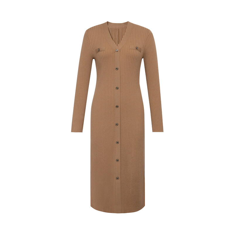 Маленькое прямое трикотажное платье Deep Breath, хаки
Маленькое прямое трикотажное платье Deep Breath, хаки