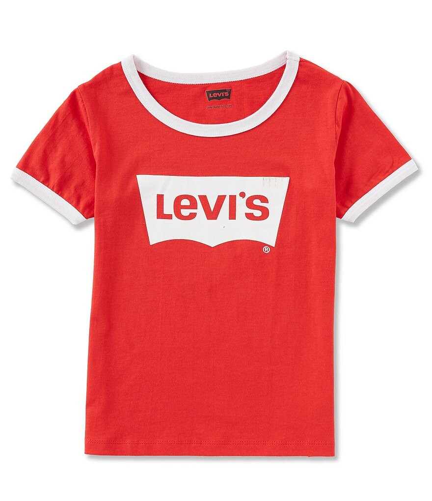 Футболка с короткими рукавами Levi's Big Girls Ringer для девочек 7–16 лет, красный
Футболка с короткими рукавами Levi's Big Girls Ringer для девочек 7–16 лет, красный