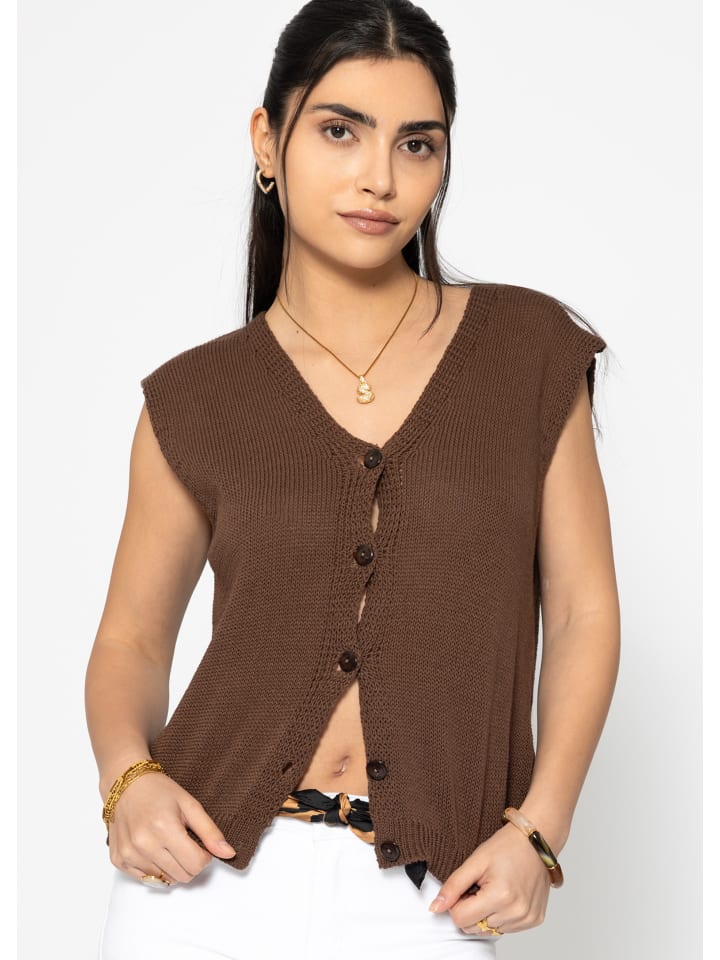 Жилет SASSYCLASSY, коричневый
Жилет SASSYCLASSY, коричневый