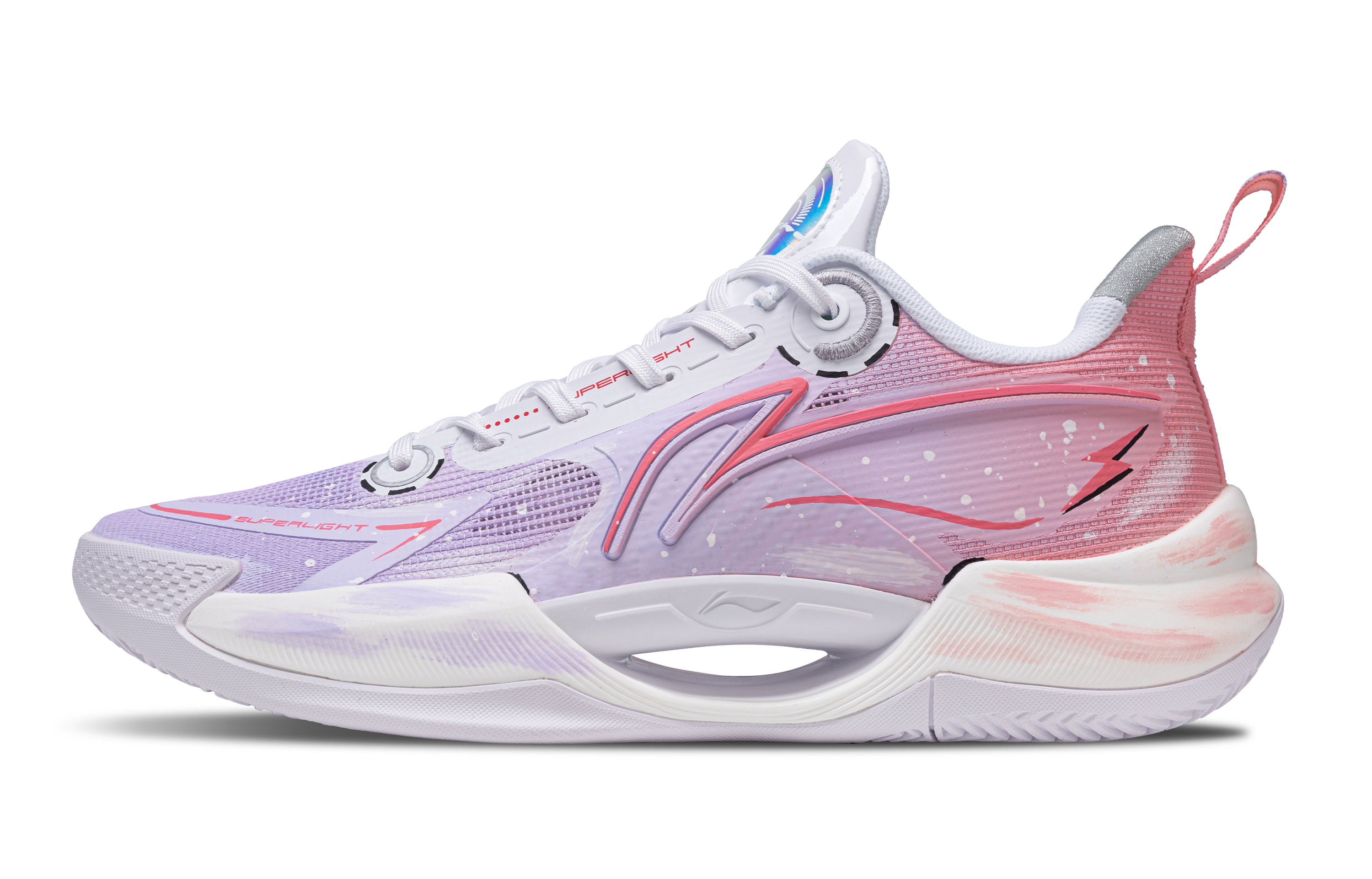 LINING Баскетбольные кроссовки Super Light V2 с низким верхом, устойчивые к скольжению, истиранию и отскоку, мужские, розово-фиолетовые
LINING Баскетбольные кроссовки Super Light V2 с низким верхом, устойчивые к скольжению, истиранию и отскоку, мужские, розово-фиолетовые