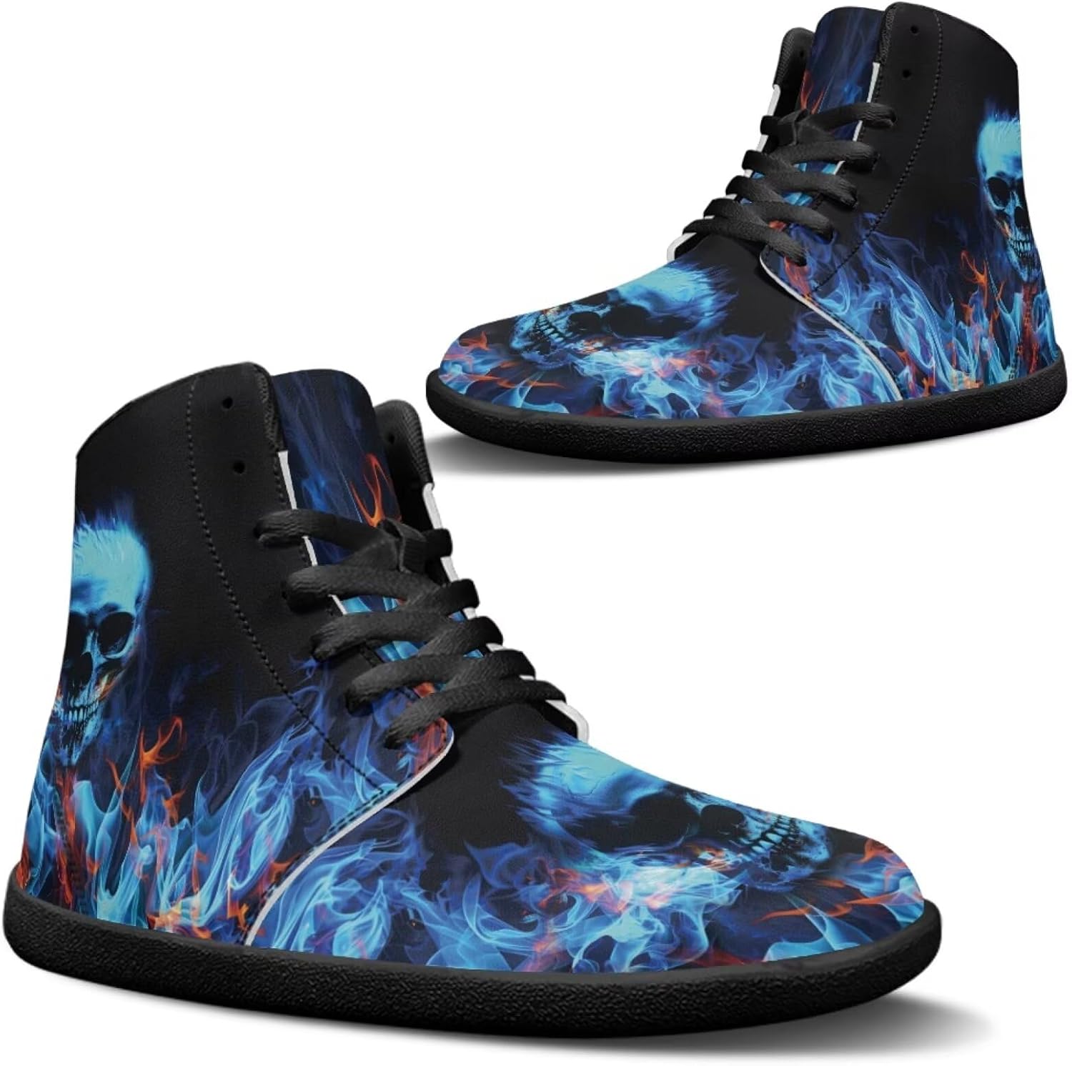 Кроссовки Jeiento Skull High Top для мужчин с эффектом босоного бега, дышащие, синий
Кроссовки Jeiento Skull High Top для мужчин с эффектом босоного бега, дышащие, синий