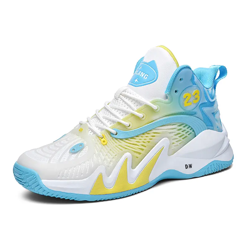 Баскетбольные кроссовки для детей и подростков среднего размера с противоскользящей амортизацией, амортизацией и износостойкостью D&W, аква
Баскетбольные кроссовки для детей и подростков среднего размера с противоскользящей амортизацией, амортизацией и износостойкостью D&W, аква