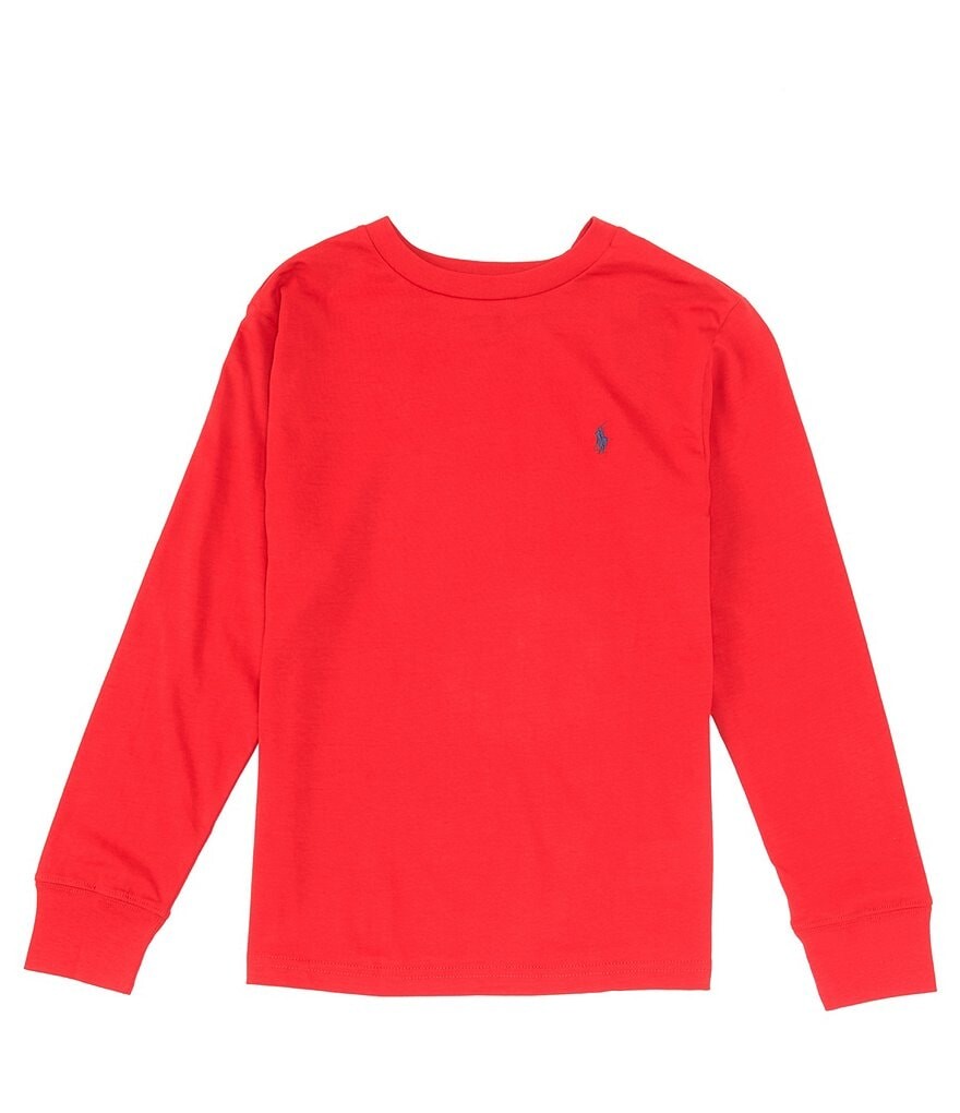 Трикотажная футболка с длинными рукавами и круглым вырезом Polo Ralph Lauren Big Boys 8–20, красный
Трикотажная футболка с длинными рукавами и круглым вырезом Polo Ralph Lauren Big Boys 8–20, красный