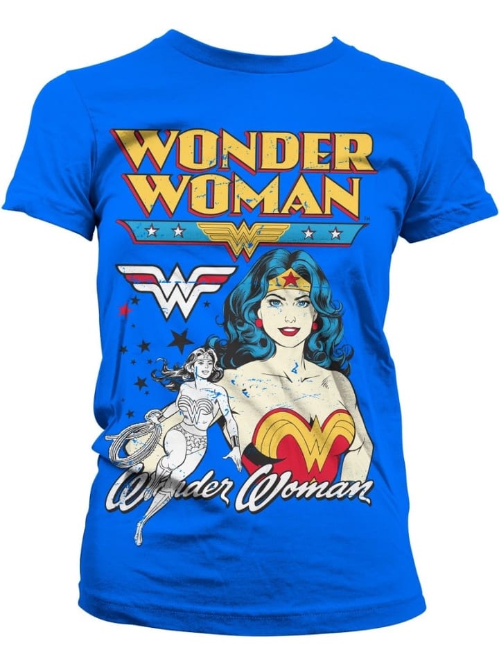 Рубашка синего цвета WONDER WOMAN
Рубашка синего цвета WONDER WOMAN