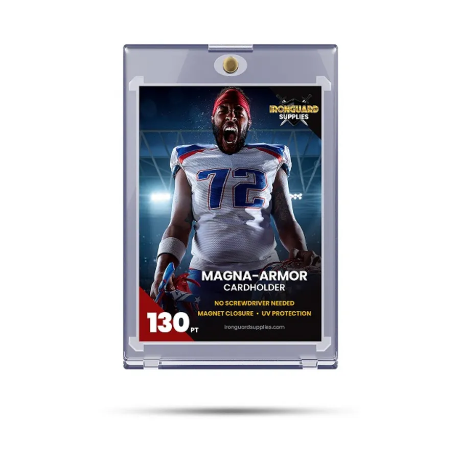 Держатель для магнитных карт с возможностью запуска в одно касание Дисплей 130 точек (20), Card Sleeves & Protection (Ironguard Supplies)
Держатель для магнитных карт с возможностью запуска в одно касание Дисплей 130 точек (20), Card Sleeves & Protection (Ironguard Supplies)