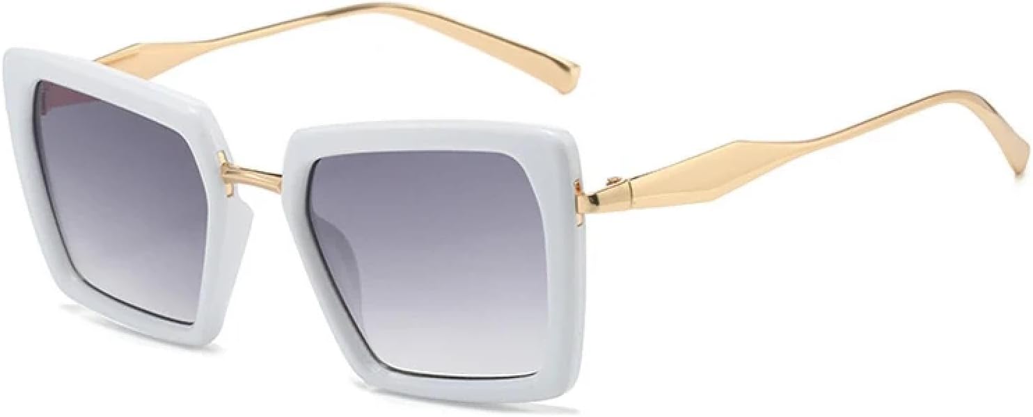 Модные солнцезащитные очки для женщин и мужчин, винтажные солнцезащитные очки, женские очки для путешествий и вождения с защитой от УФ-излучения UV400 TKKTLLT, White Gradient Gray
Модные солнцезащитные очки для женщин и мужчин, винтажные солнцезащитные очки, женские очки для путешествий и вождения с защитой от УФ-излучения UV400 TKKTLLT, White Gradient Gray