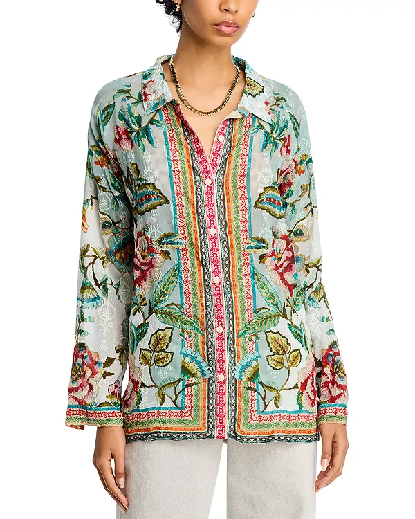 Вышитая блузка "Одри" Johnny Was, мультиколор
Вышитая блузка "Одри" Johnny Was, мультиколор