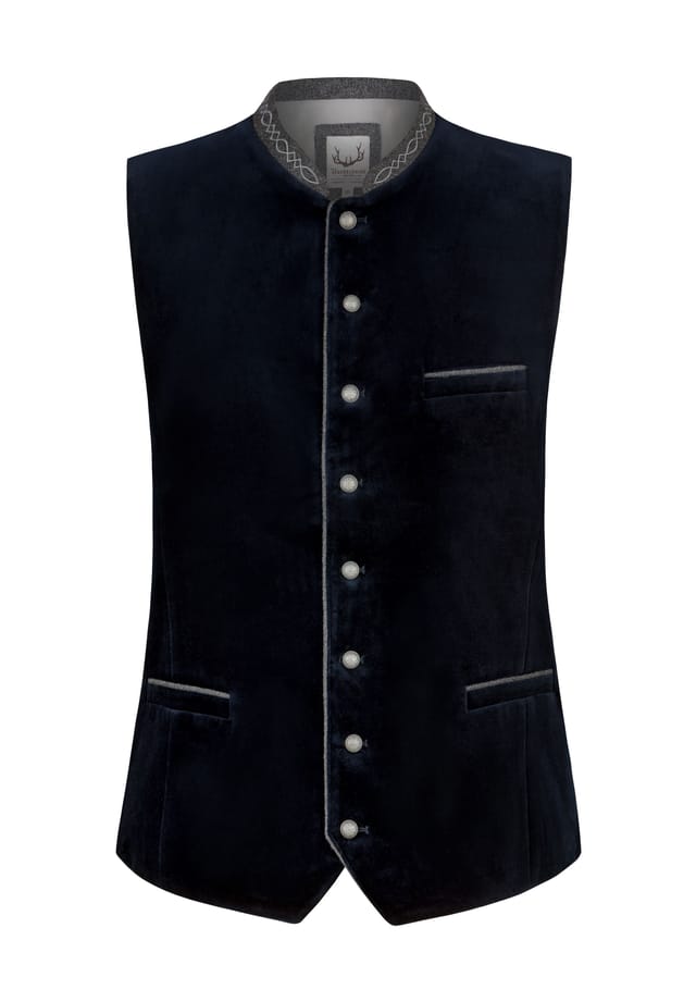 Традиционный жилет «Лоренцо» с прорезными карманами и воротником-стойкой. Stockerpoint, синий
Традиционный жилет «Лоренцо» с прорезными карманами и воротником-стойкой. Stockerpoint, синий