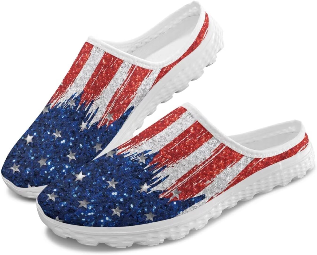 Женские кроссовки Tomeusey Half Sport с сеткой - легкие прогулочные кроссовки с мягкой подошвой и удобной стелькой для повседневного использования, American Flag-3
Женские кроссовки Tomeusey Half Sport с сеткой - легкие прогулочные кроссовки с мягкой подошвой и удобной стелькой для повседневного использования, American Flag-3