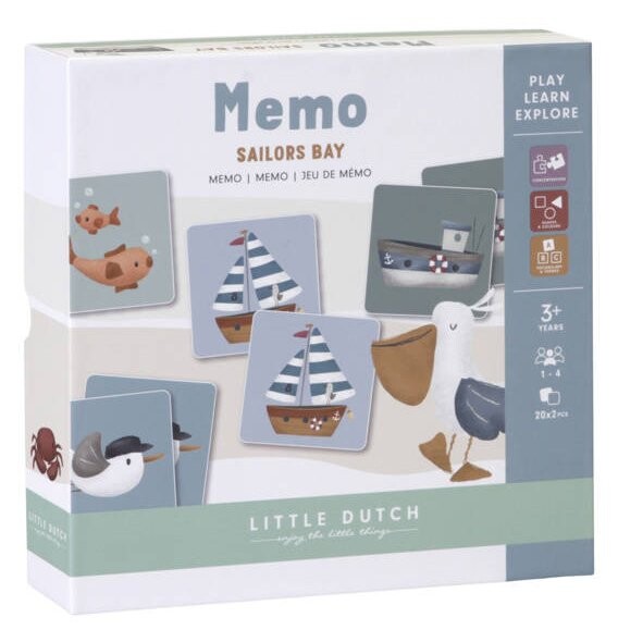 Memory Sailors Bay, настольная игра, пазл, Little Dutch
Memory Sailors Bay, настольная игра, пазл, Little Dutch