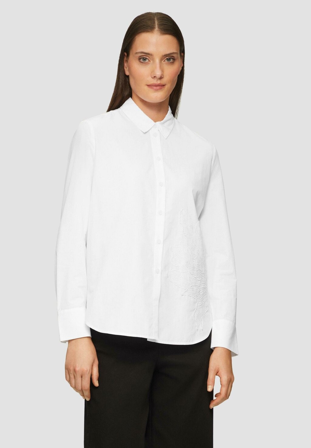 Блузка на пуговицах s.Oliver BLACK LABEL, белый
Блузка на пуговицах s.Oliver BLACK LABEL, белый