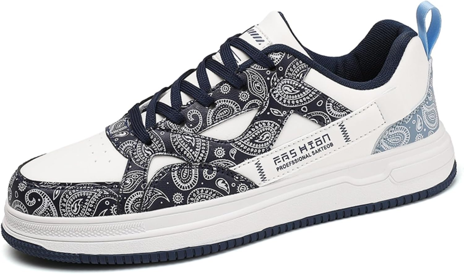 Мужские повседневные кроссовки с принтом пейсли, стильные низкие кеды на шнуровке, дышащие модные кроссовки для ежедневной носки Aokisx, белый/черный
Мужские повседневные кроссовки с принтом пейсли, стильные низкие кеды на шнуровке, дышащие модные кроссовки для ежедневной носки Aokisx, белый/черный