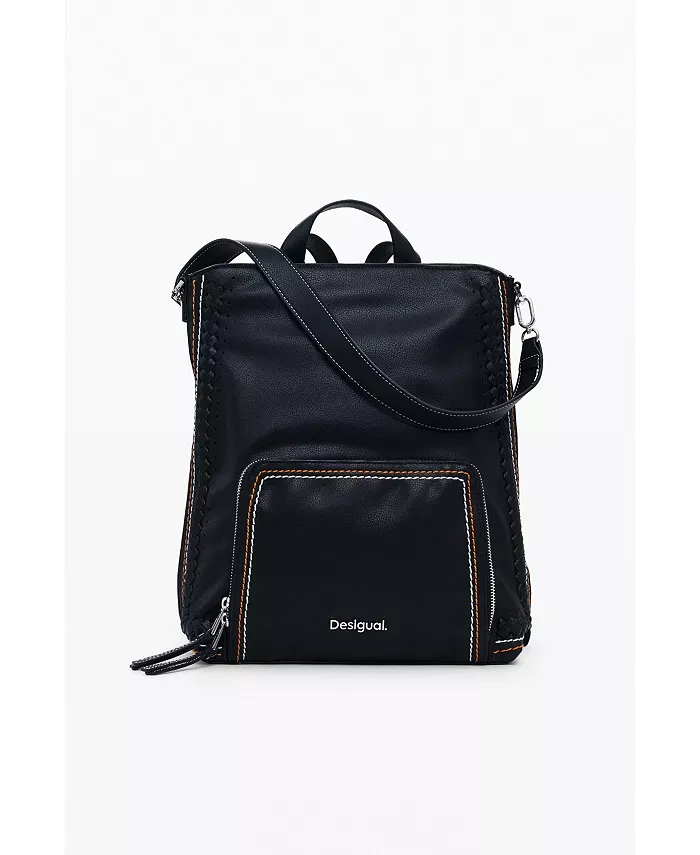 Женский рюкзак средней величины с плетеным узором Desigual, черный
Женский рюкзак средней величины с плетеным узором Desigual, черный