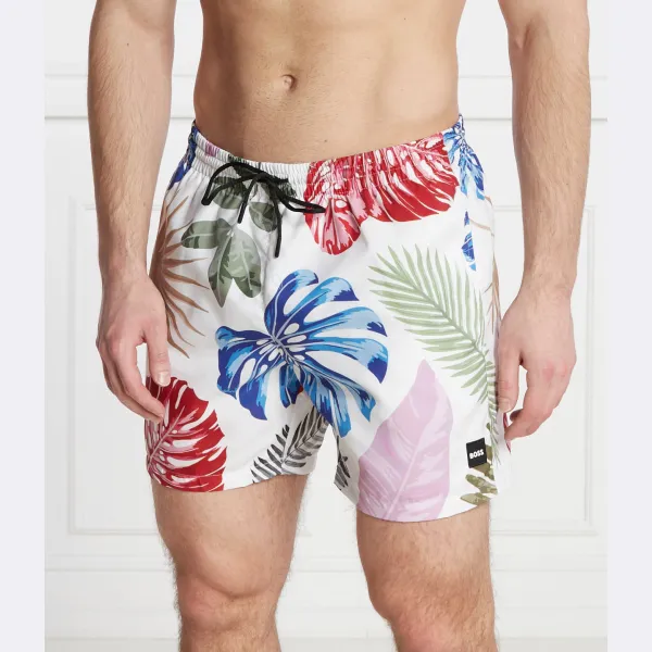 Шорты свободного кроя в стиле пираньи Boss, белый
Шорты свободного кроя в стиле пираньи Boss, белый