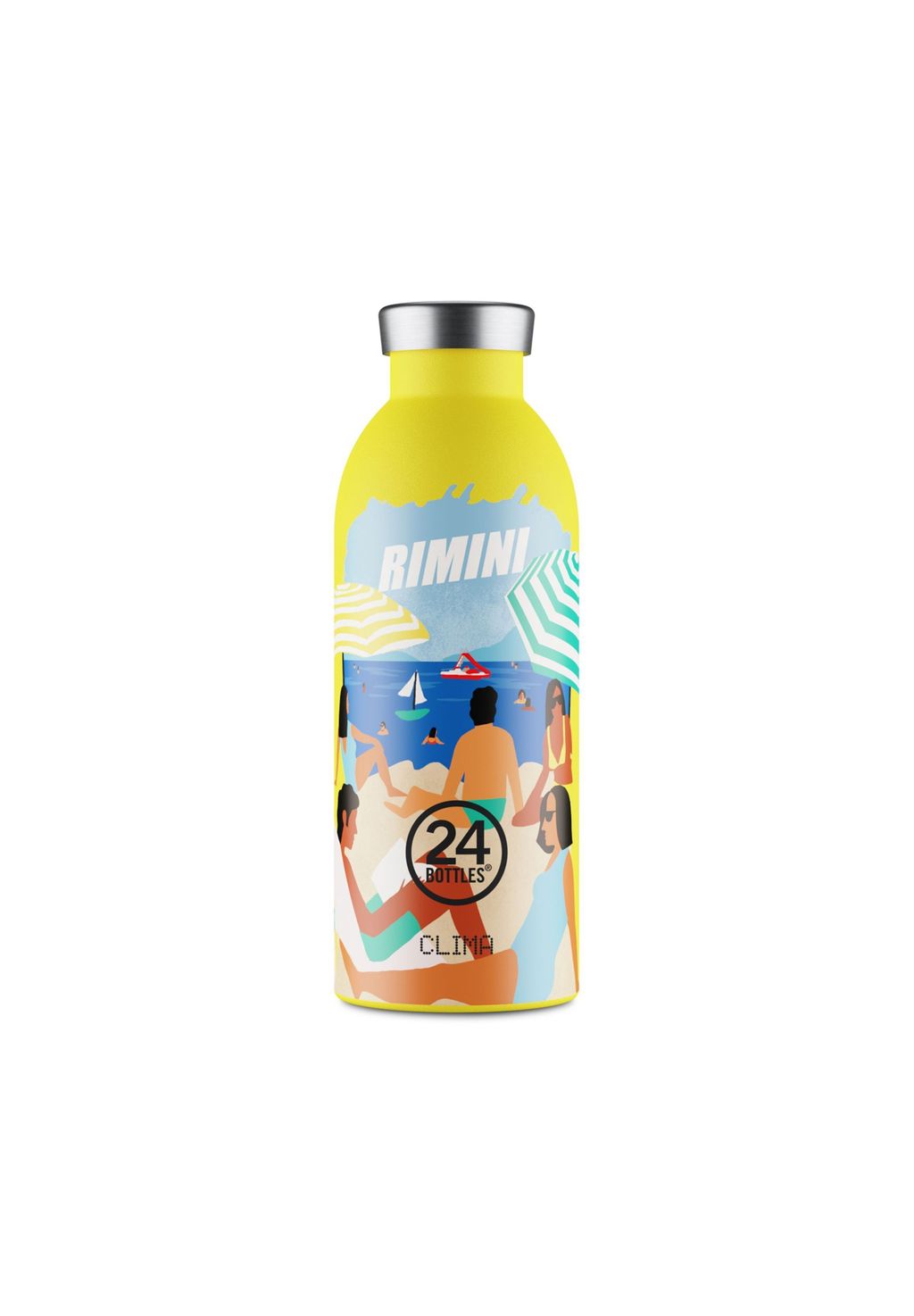 Жёлтая термобутылка 500 мл Clima 24Bottles, panorama yellow
Жёлтая термобутылка 500 мл Clima 24Bottles, panorama yellow