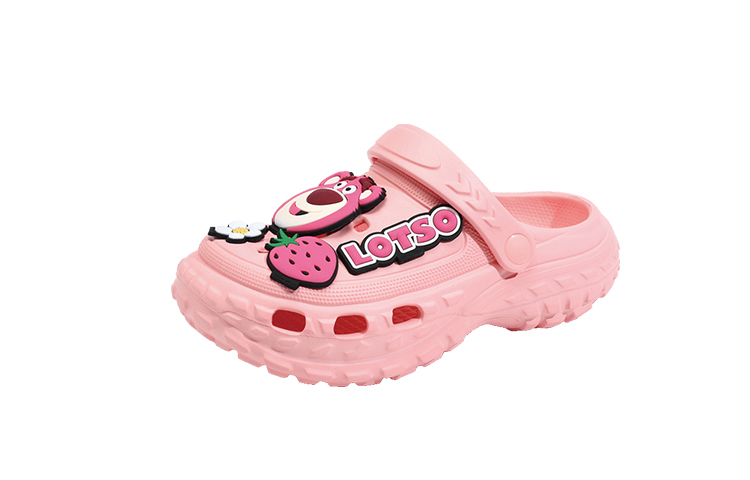 Детские тапочки Strawberry Bear Series с противоскользящей подошвой и износостойкими резинками Disney, розовый 
Детские тапочки Strawberry Bear Series с противоскользящей подошвой и износостойкими резинками Disney, розовый