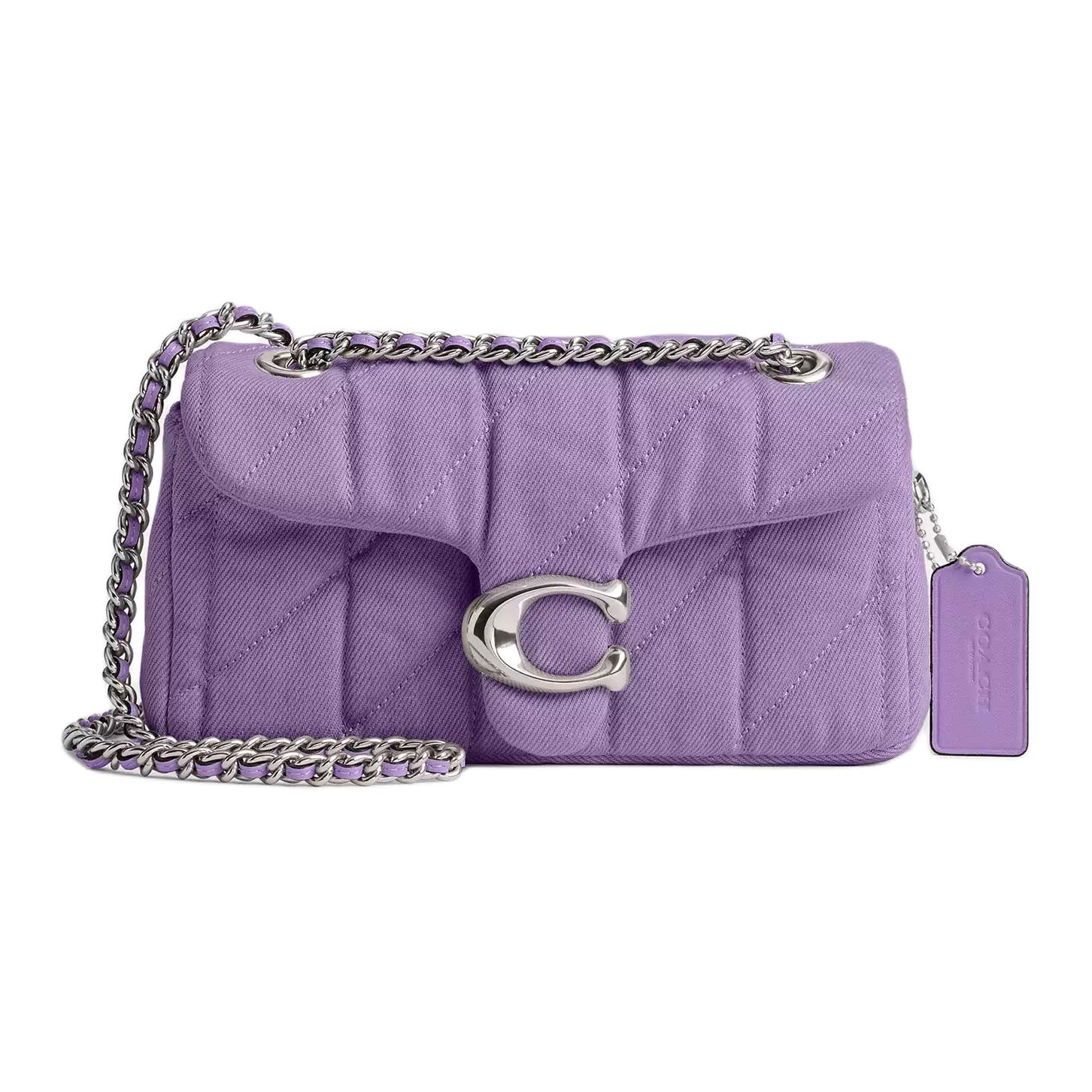 COACH Сумка через плечо Tabby Quilting Denim, кросс-боди Trumpets Women's Purple
COACH Сумка через плечо Tabby Quilting Denim, кросс-боди Trumpets Women's Purple