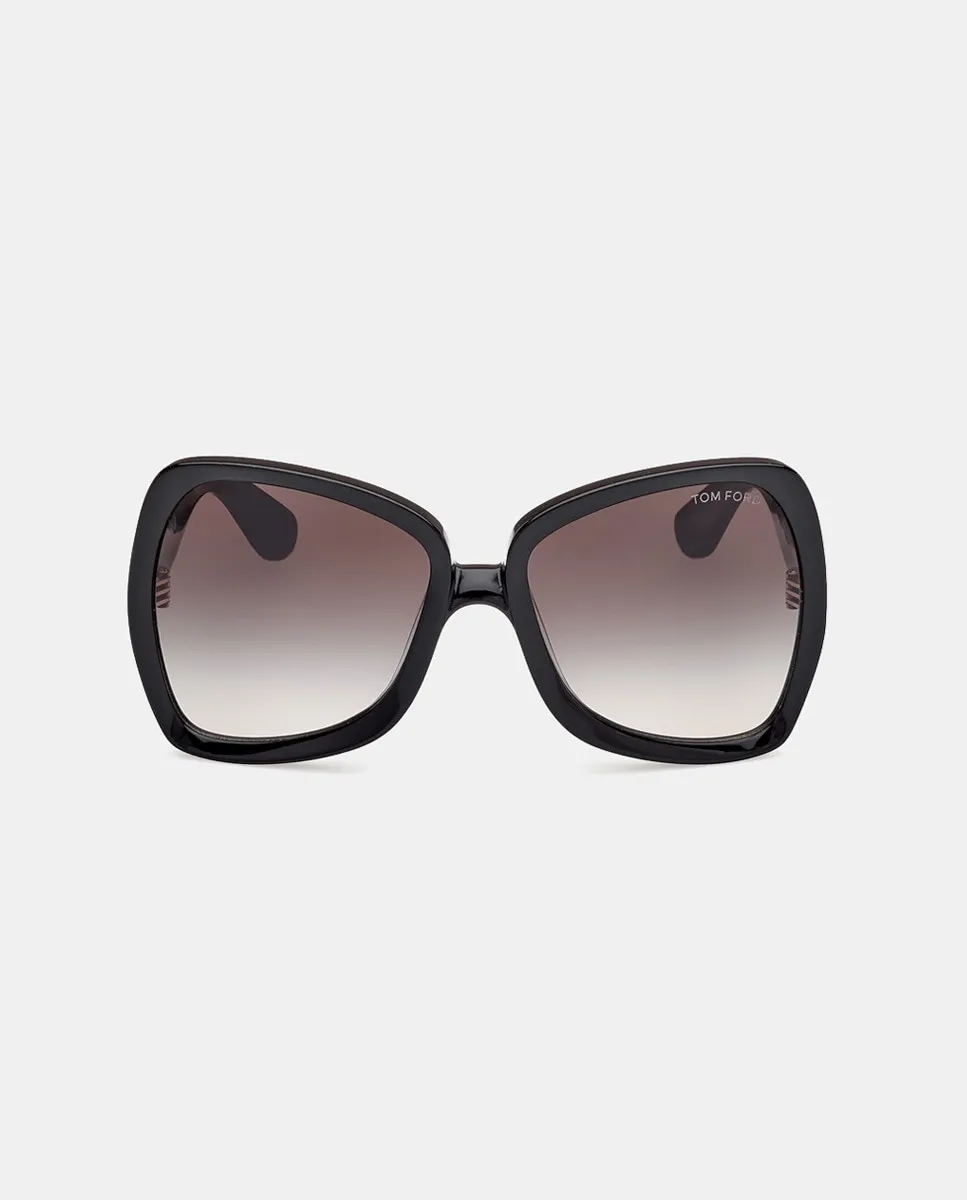 Женские солнцезащитные очки «кошачий глаз» из ацетата с градиентными линзами Tom Ford, черный
Женские солнцезащитные очки «кошачий глаз» из ацетата с градиентными линзами Tom Ford, черный