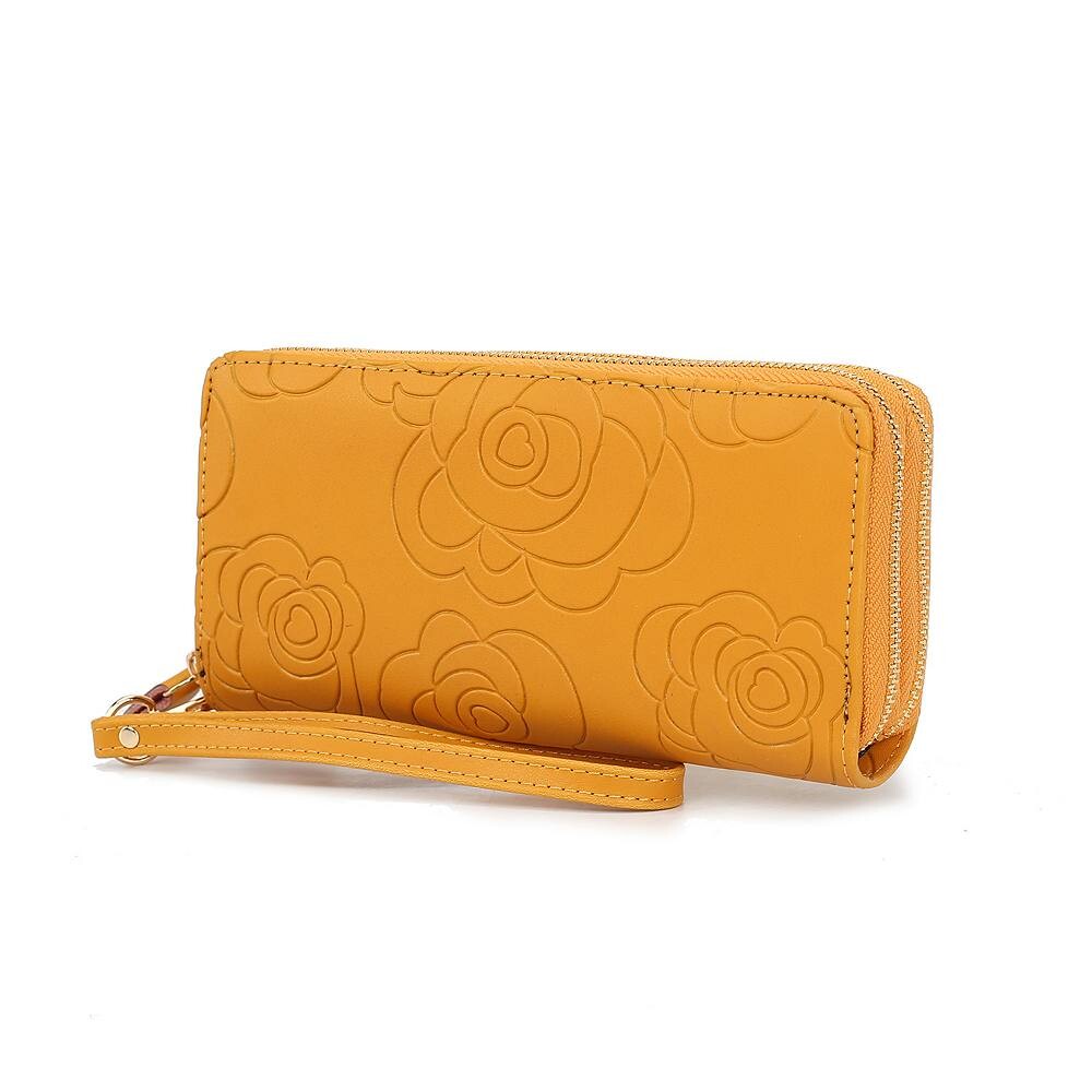 MKF Collection Женский кошелек на руку Ellie Genuine с цветочным тиснением от Mia K, цвет Mustard
MKF Collection Женский кошелек на руку Ellie Genuine с цветочным тиснением от Mia K, цвет Mustard