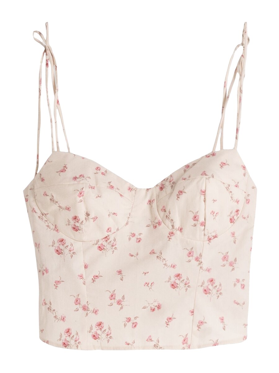 Топ Bershka, светло-бежевый
Топ Bershka, светло-бежевый