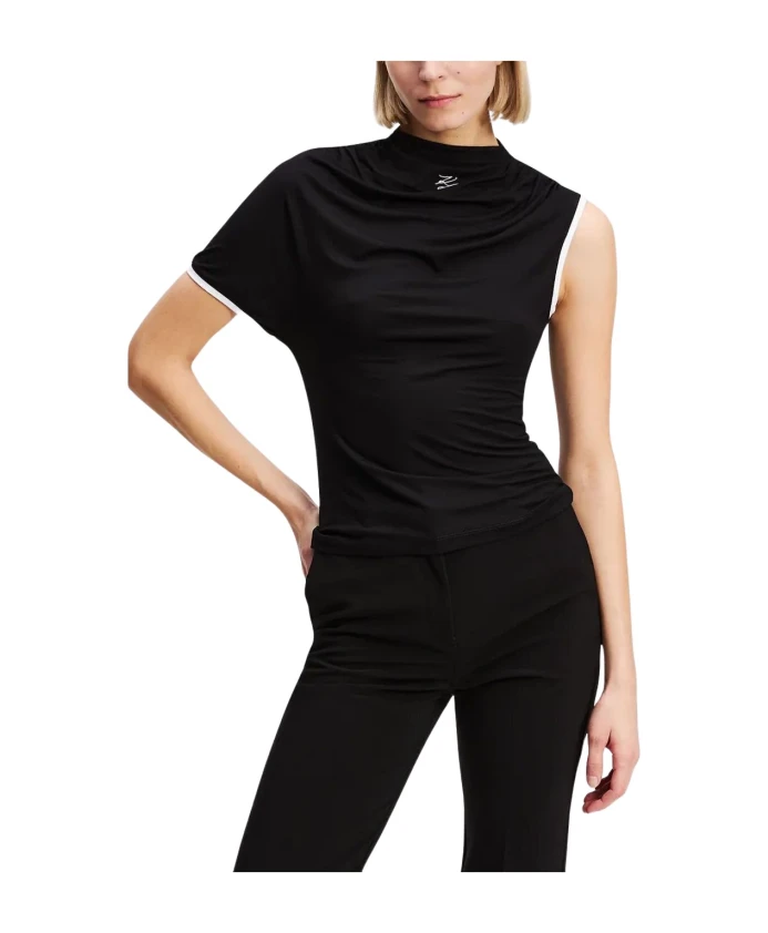 Футболка с одним плечом Karl Lagerfeld, черный
Футболка с одним плечом Karl Lagerfeld, черный