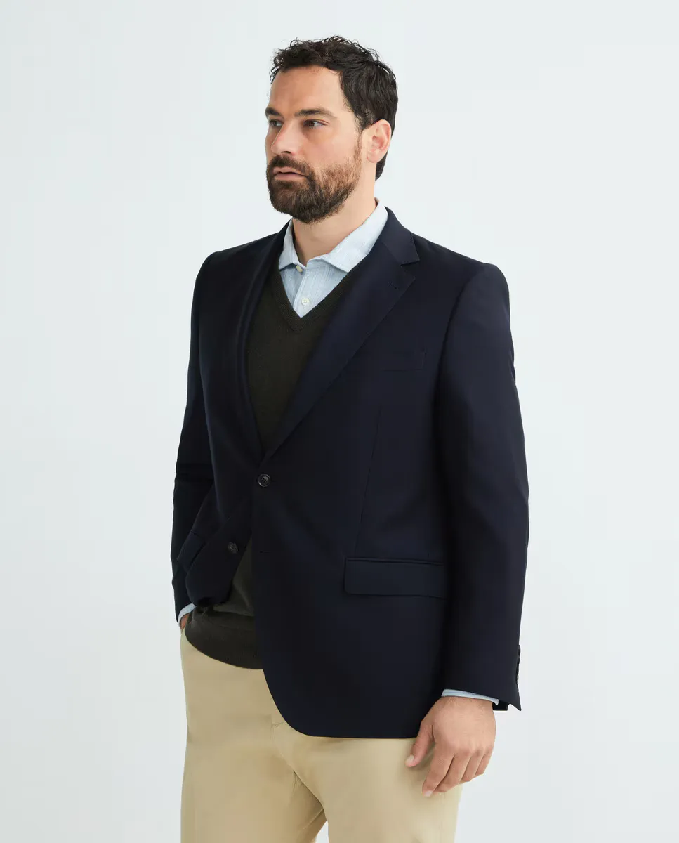 Мужской структурированный блейзер больших размеров Emidio Tucci, синий
Мужской структурированный блейзер больших размеров Emidio Tucci, синий