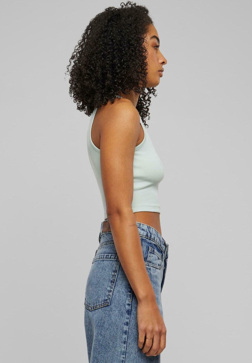 Топ Cropped Urban Classics, морозная мята
Топ Cropped Urban Classics, морозная мята