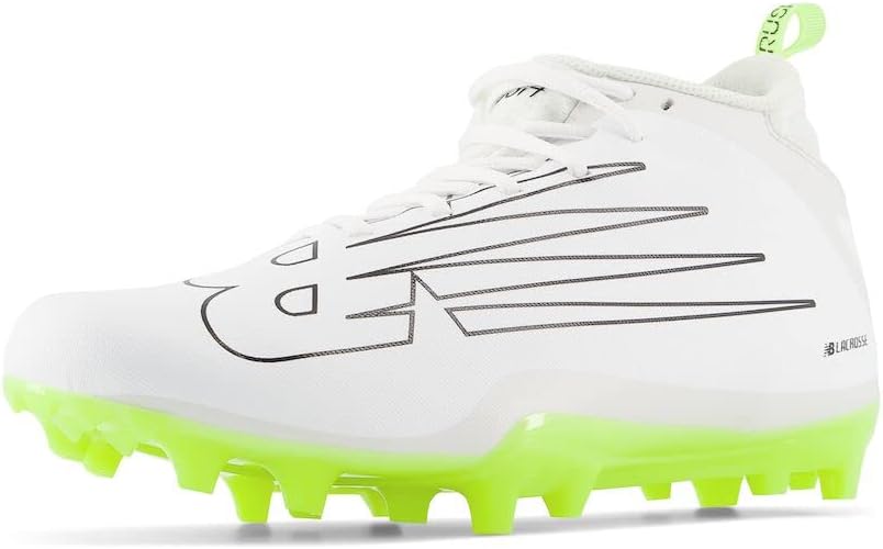 Кроссовки New Balance Rush V4 Mid для лакросса для мужчин, White/White/Hi-Lite
Кроссовки New Balance Rush V4 Mid для лакросса для мужчин, White/White/Hi-Lite