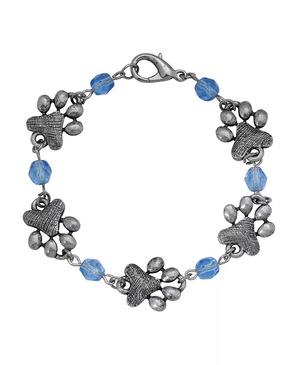 Браслет из бисера в виде лапы 2028, blue
Браслет из бисера в виде лапы 2028, blue