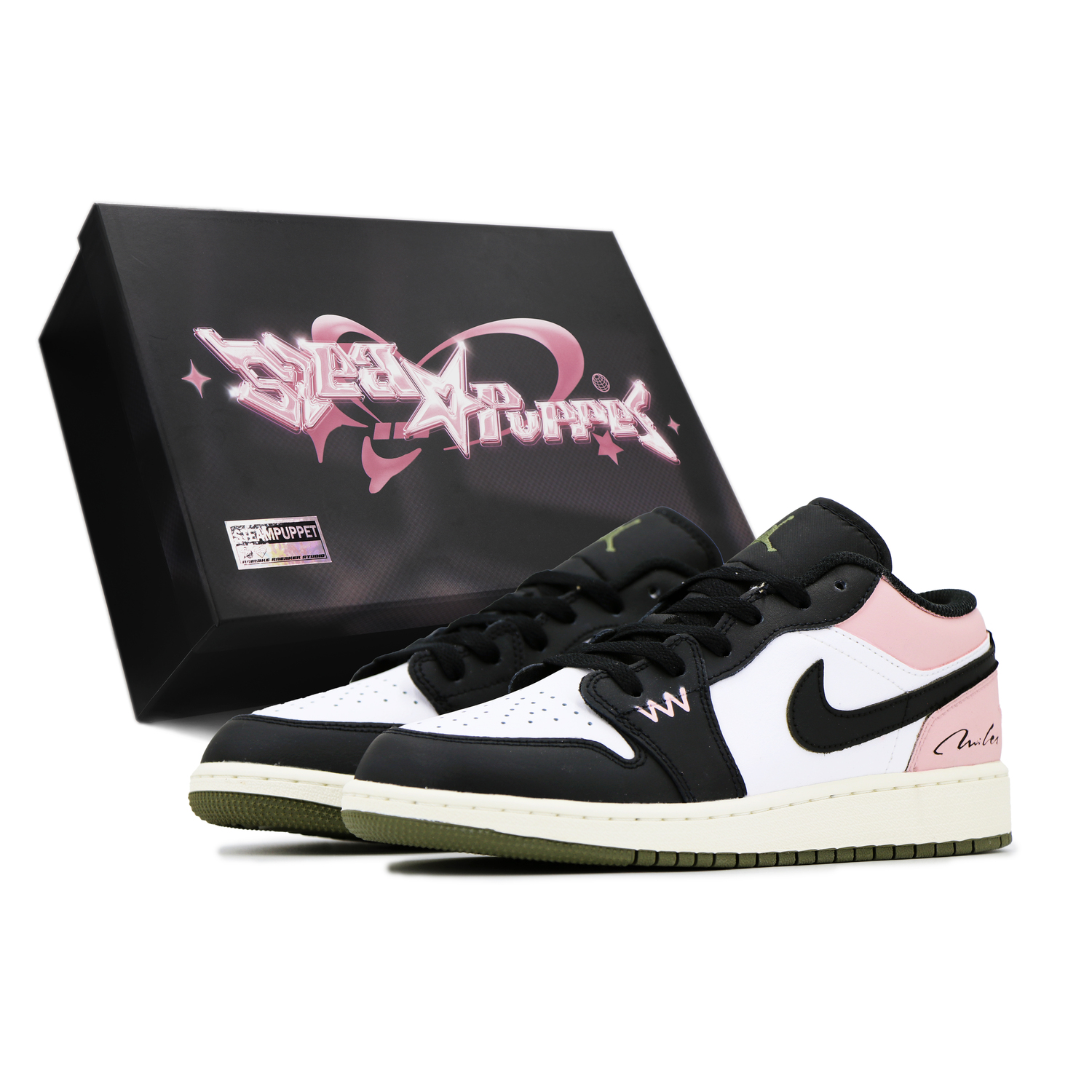 Детские баскетбольные кроссовки Air 1 Grade School Jordan, черный розовый
Детские баскетбольные кроссовки Air 1 Grade School Jordan, черный розовый