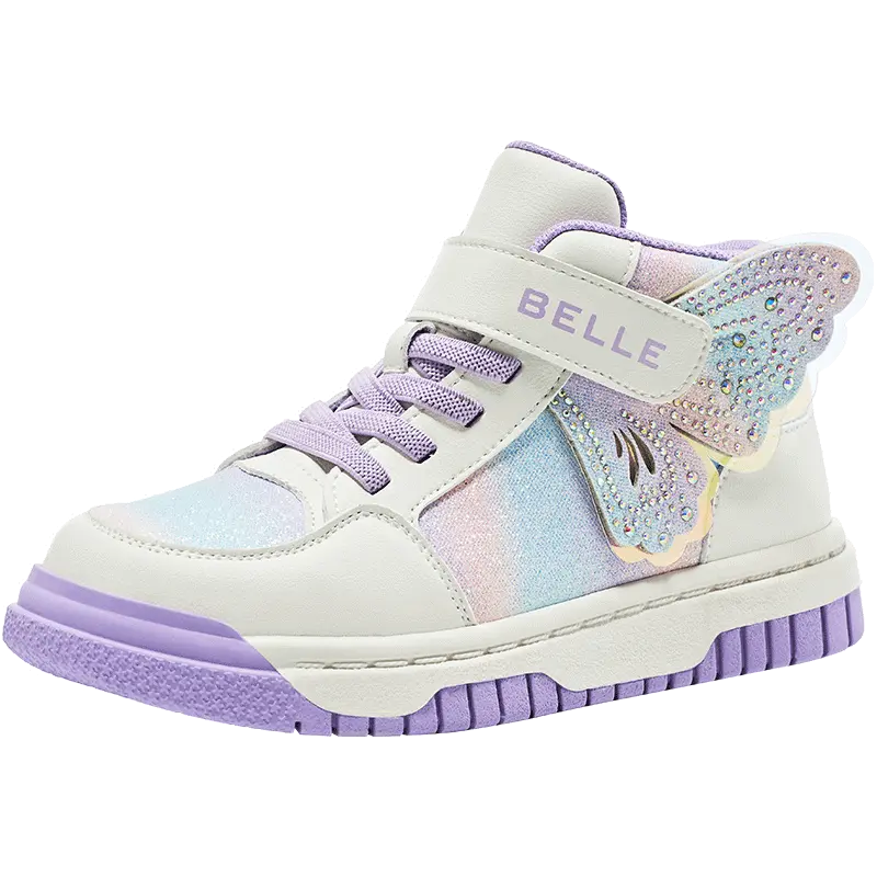 Нескользящие и износостойкие дышащие высокие детские кроссовки для скейтбординга BELLE, фиолетовый
Нескользящие и износостойкие дышащие высокие детские кроссовки для скейтбординга BELLE, фиолетовый