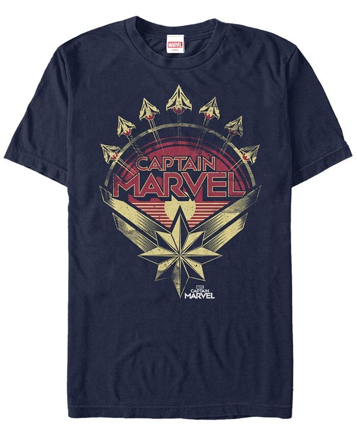 Мужская футболка с короткими рукавами и эмблемой Marvel Captain Marvel Vintage Planes And Emblem Fifth Sun, синий
Мужская футболка с короткими рукавами и эмблемой Marvel Captain Marvel Vintage Planes And Emblem Fifth Sun, синий