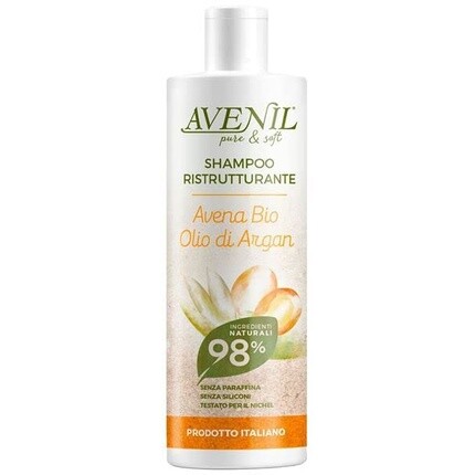 Avenil Pure & Soft Реструктурирующий шампунь с органическим овсом и маслом арганы, 400 мл
Avenil Pure & Soft Реструктурирующий шампунь с органическим овсом и маслом арганы, 400 мл