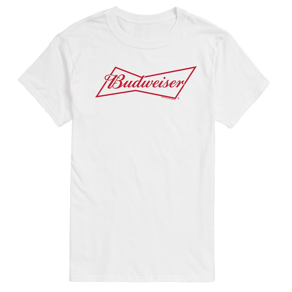 Мужская футболка с логотипом Budweiser Bowtie и графическим рисунком Licensed Character, белый
Мужская футболка с логотипом Budweiser Bowtie и графическим рисунком Licensed Character, белый
