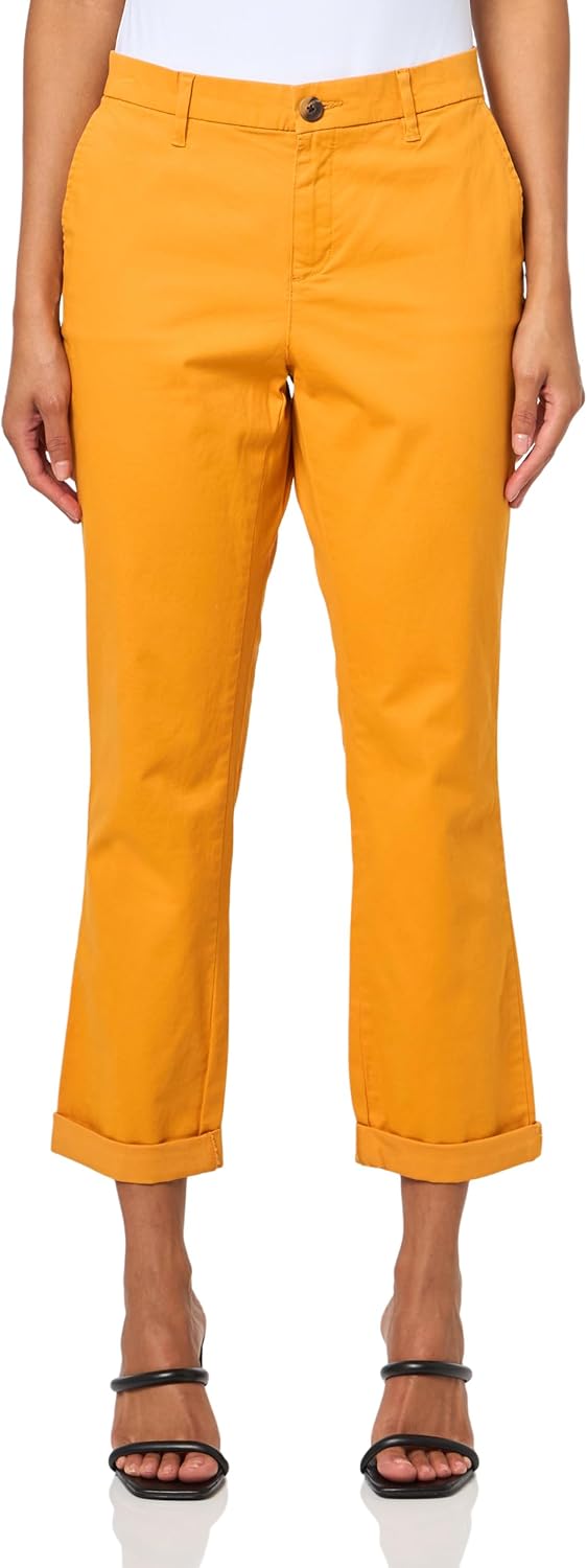 Женские брюки-чинос Tommy Hilfiger Hampton с манжетами, Sunflower
Женские брюки-чинос Tommy Hilfiger Hampton с манжетами, Sunflower