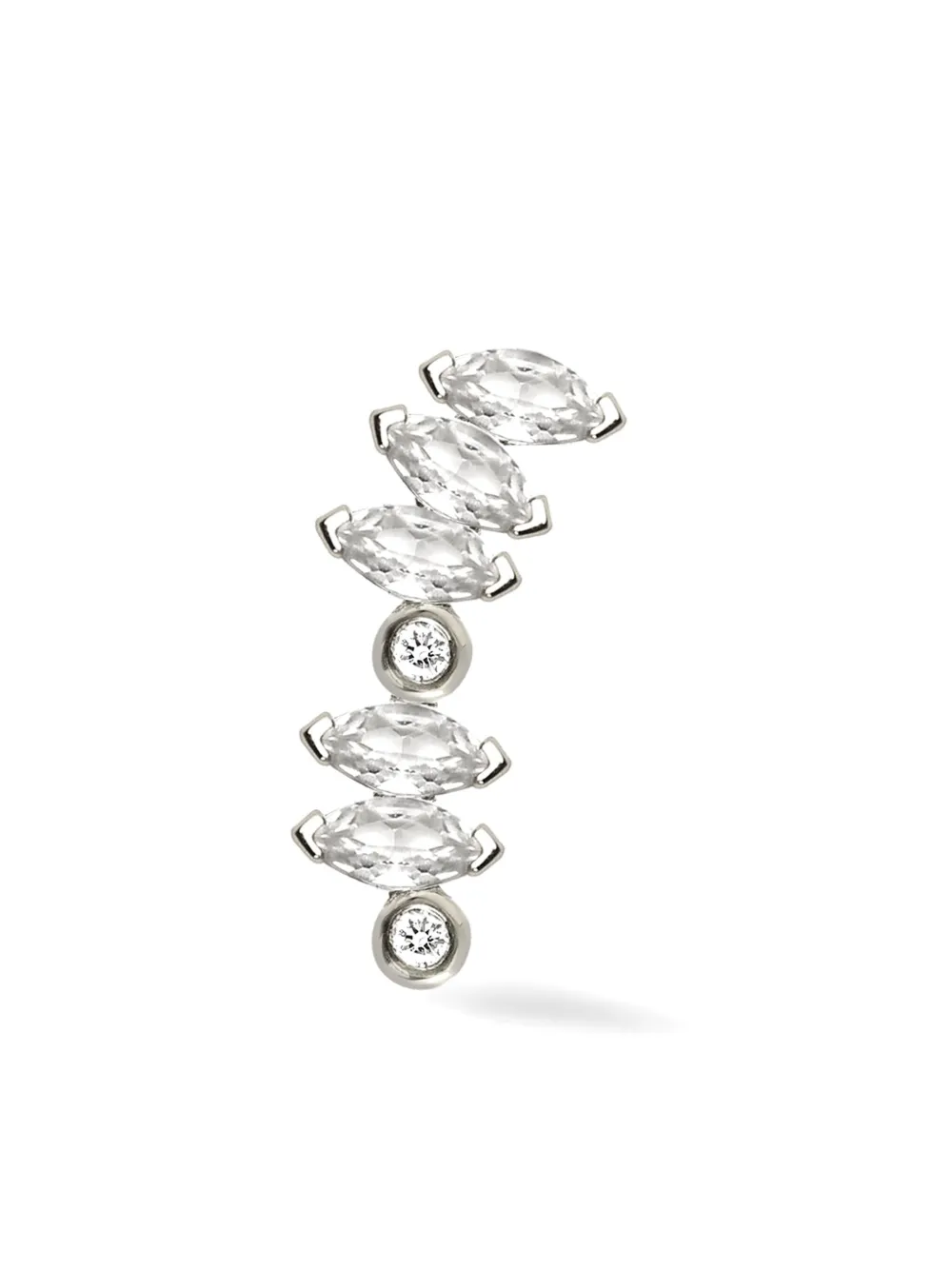 Серьга Veto из белого золота с бриллиантами и сапфирами Lark & Berry, серебяный
Серьга Veto из белого золота с бриллиантами и сапфирами Lark & Berry, серебяный