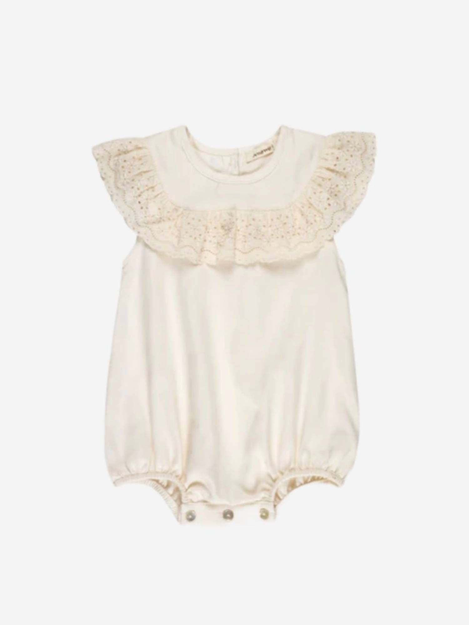 Детский кружевной боди Laurinda в натуральном цвете Möm(e) Portugal
Детский кружевной боди Laurinda в натуральном цвете Möm(e) Portugal