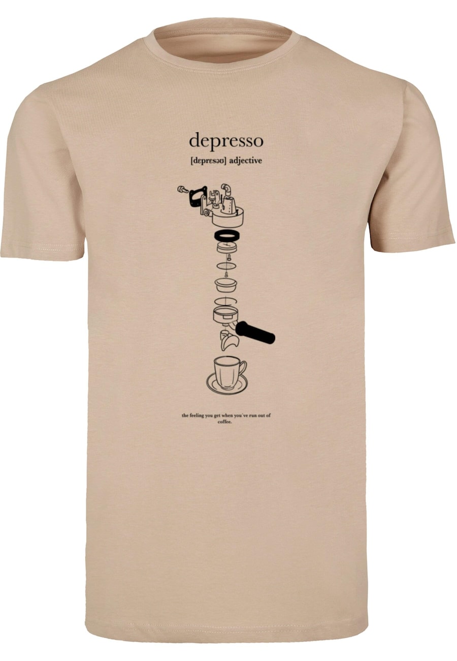 Рубашка Mister Tee Depresso, песочный
Рубашка Mister Tee Depresso, песочный