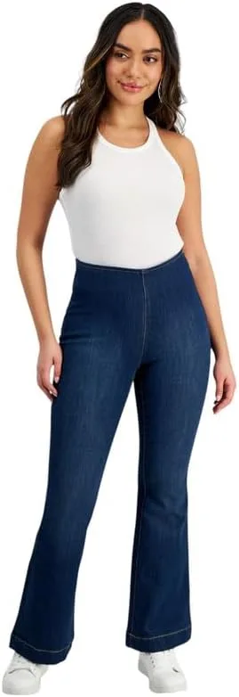 International Concepts Petite High-Rise Flare-Leg Pull-On джинсы
International Concepts Petite High-Rise Flare-Leg Pull-On джинсы