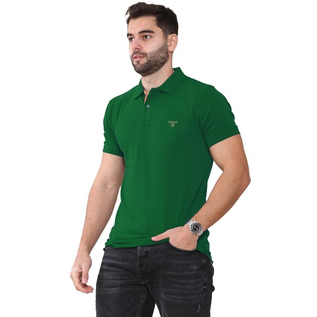 Мужские рубашки поло с контрастным воротником Gant, зеленый
Мужские рубашки поло с контрастным воротником Gant, зеленый