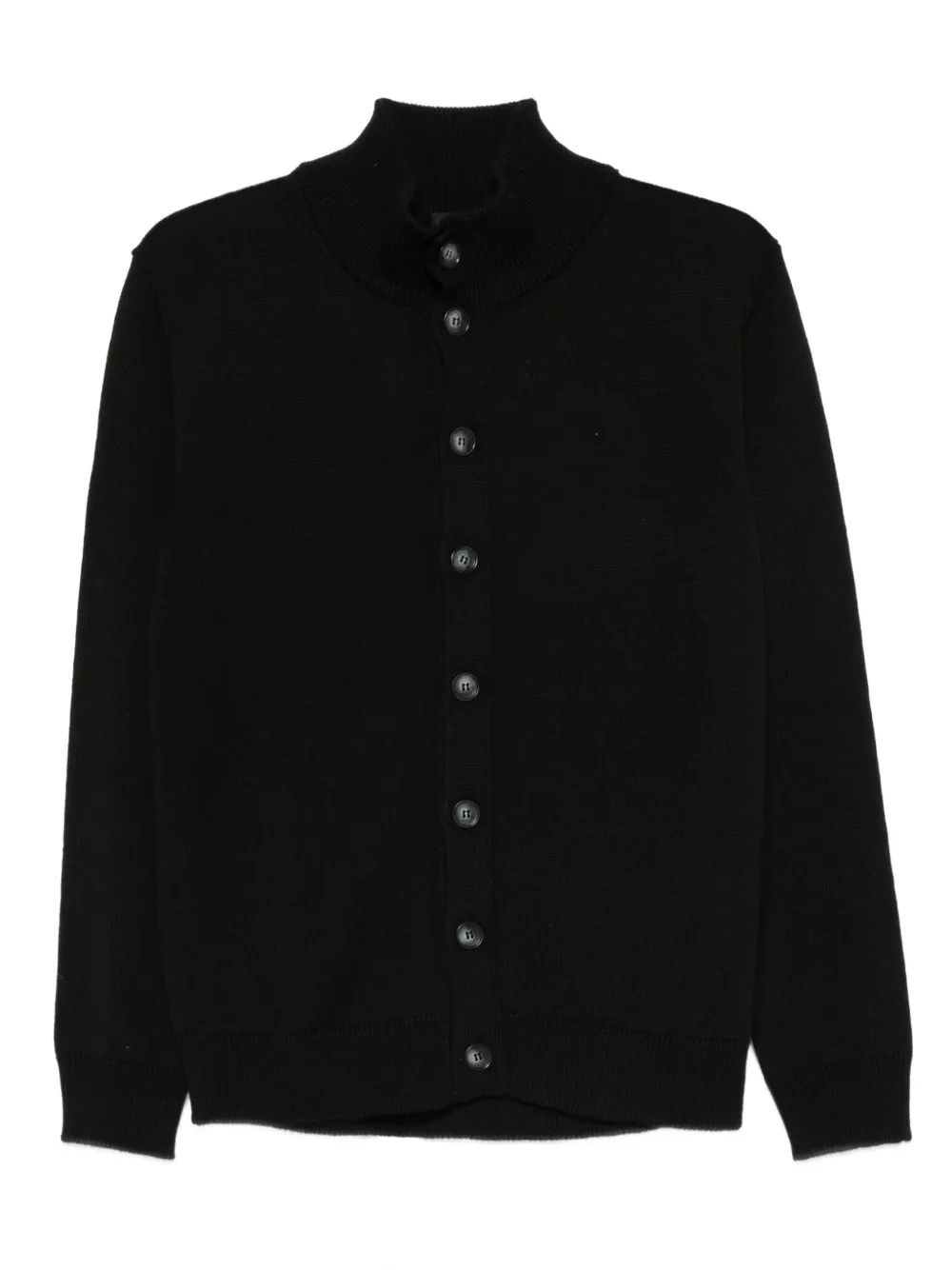 Кардиган с воротником-стойкой и пуговицами Cenere GB, черный
Кардиган с воротником-стойкой и пуговицами Cenere GB, черный