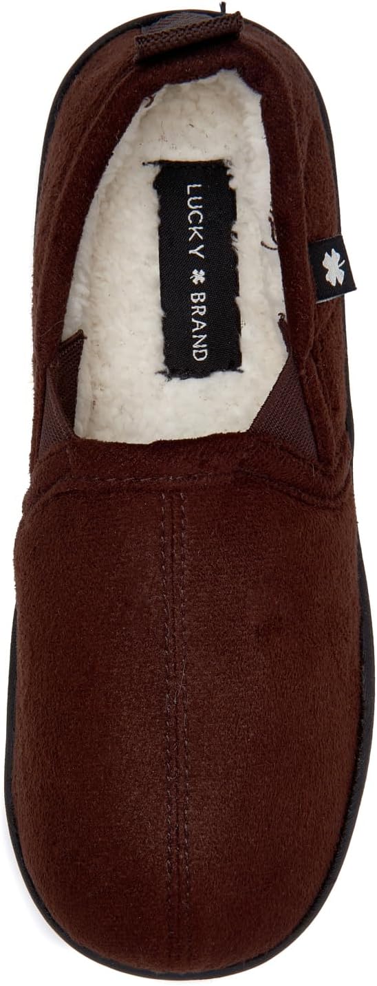 Детские микрозамшевые тапочки Lucky Brand А-силуэта - уют и стильный дизайн для маленьких ножек, черный
Детские микрозамшевые тапочки Lucky Brand А-силуэта - уют и стильный дизайн для маленьких ножек, черный