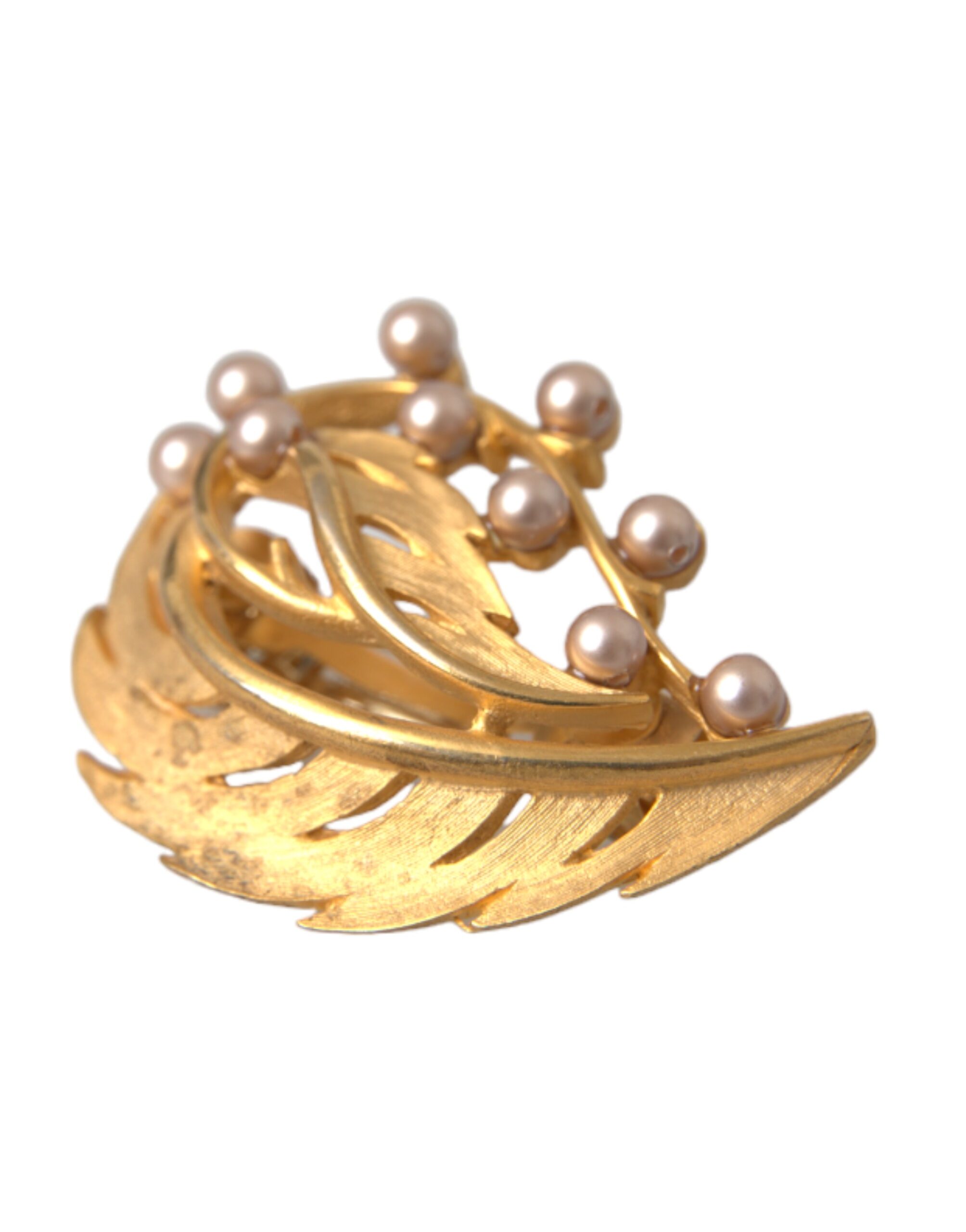 Брошь-заколка для волос с золотыми латунными листьями Dolce & Gabbana, золото
Брошь-заколка для волос с золотыми латунными листьями Dolce & Gabbana, золото