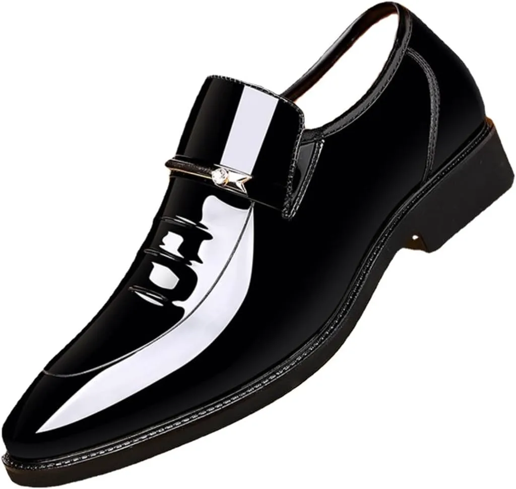 Мужские классические деловые туфли, оксфорды для работы и официальных мероприятий, лаковые слипоны-лоферы, свадебные нарядные туфли Fenlogft, черный
Мужские классические деловые туфли, оксфорды для работы и официальных мероприятий, лаковые слипоны-лоферы, свадебные нарядные туфли Fenlogft, черный