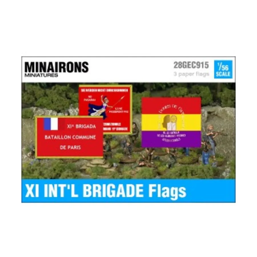 Флаги XI интернациональной бригады, Spanish Civil War - Decals & Flags (1:56)
Флаги XI интернациональной бригады, Spanish Civil War - Decals & Flags (1:56)