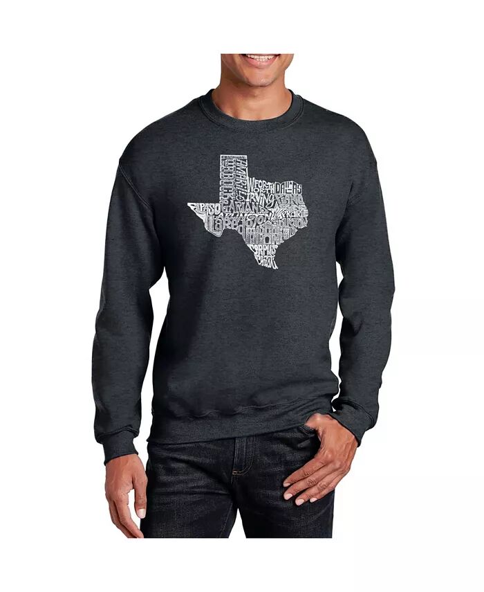 Мужская толстовка с круглым вырезом Word Art The Great State of Texas LA Pop Art, серый
Мужская толстовка с круглым вырезом Word Art The Great State of Texas LA Pop Art, серый