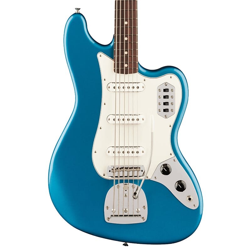 Басс гитара Fender Vintera II 60s Bass VI Six String Bass - Rosewood Fingerboard - Lake Placid Blue
Басс гитара Fender Vintera II 60s Bass VI Six String Bass - Rosewood Fingerboard - Lake Placid Blue